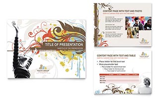 Church Youth Group PowerPoint Presentation Template