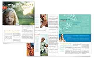 Christian Church Religious Newsletter Template