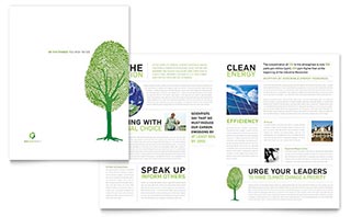 Environmental Non Profit Brochure Template