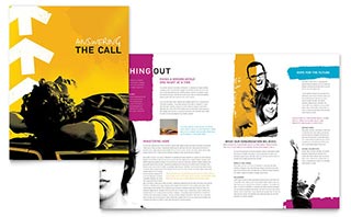 Church Outreach Ministries Brochure Template