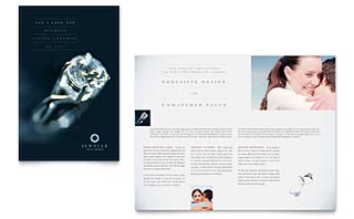 Jeweler & Jewelry Store Brochure Template