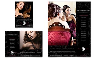 Formal Fashions & Jewelry Boutique Flyer & Ad Template