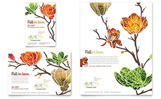 Flower Shop Flyer & Ad Template