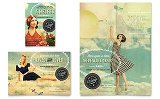 Vintage Clothing Flyer & Ad Template