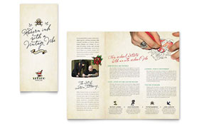 Body Art & Tattoo Artist Brochure Template Design