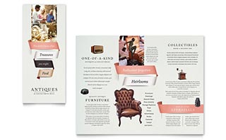 Antique Mall Brochure Template