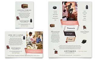 Antique Mall Flyer & Ad Template