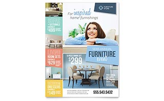 Home Furnishings Flyer Template