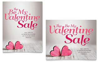 Valentine Sale Poster