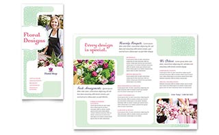 Florist Brochure Template