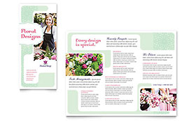 Florist Brochure Template Design