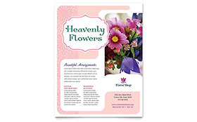 Florist Flyer Template Design