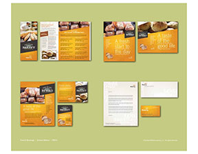 Bakery Graphic Design Catalog Page Sample