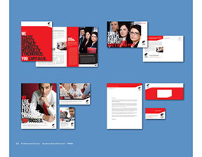 Business Coach Graphic Design Catalog Page Sample