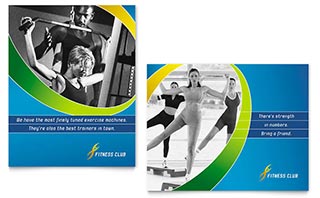 Sports & Health Club Poster Template