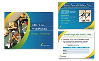 Sports & Health Club PowerPoint Presentation Template