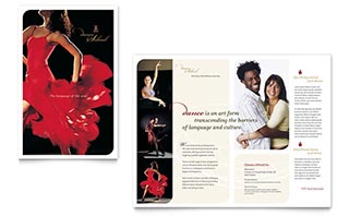 Dance School Brochure Template