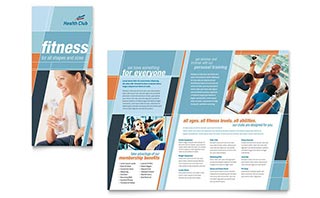 Health & Fitness Gym Brochure Template