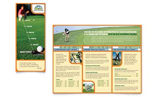 Golf Instructor & Course Brochure