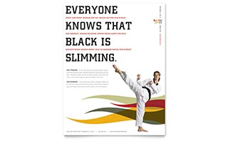 Karate & Martial Arts Flyer Template