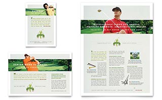 Golf Course & Instruction Flyer & Ad