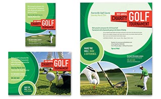 Golf Tournament Flyer & Ad Template