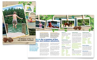 Kids Summer Camp Brochure Template