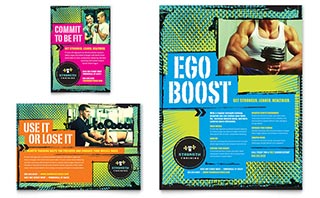 Strength Training Flyer & Ad Template