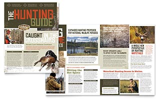 Hunting Guide Newsletter Template