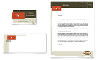 Hunting Guide Business Card & Letterhead Template