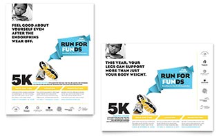 Charity Run Poster Template