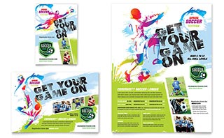 Youth Soccer Flyer & Ad Template