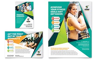 Fitness Trainer Flyer & Ad Template