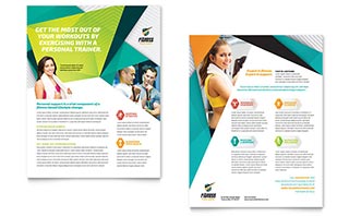 Fitness Trainer Datasheet Template