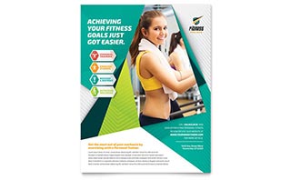 Fitness Trainer Flyer Template