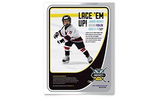 Junior Hockey Camp Flyer Template