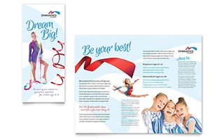 Gymnastics Academy Brochure Template