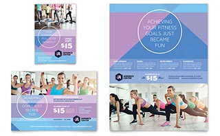 Aerobics Center Flyer & Ad Template