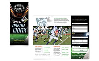 Football Training Brochure Template