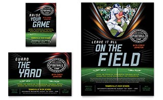 Football Training Flyer & Ad Template