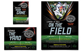 Football Training Flyer & Ad Template Design