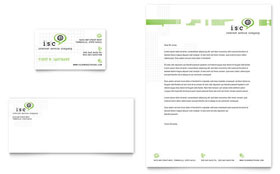 ISP Internet Service Business Card & Letterhead Template Design