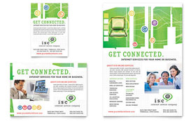 ISP Internet Service Flyer & Ad Template Design