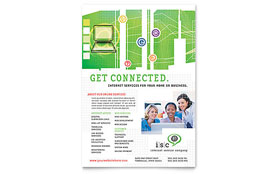 ISP Internet Service Flyer Template Design