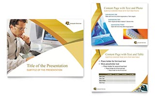 Computer Services & Consulting PowerPoint Presentation Template