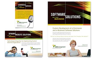 Internet Software Flyer & Ad Template