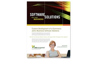 Internet Software Flyer Template