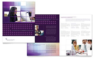 Information Technology Consultants Brochure Template