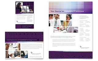 Information Technology Consultants Flyer & Ad Template