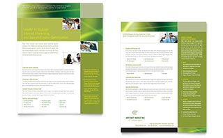 Internet Marketing Datasheet Template